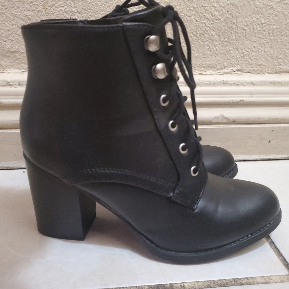 Black Combat boots